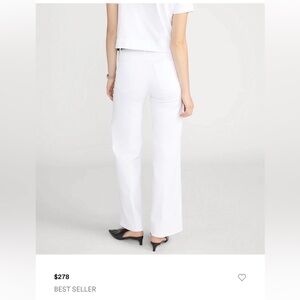 Frame Le palazzo white denim size 27 - like new